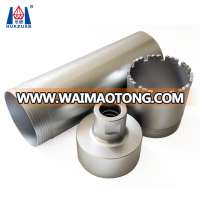 Diamond core bit segment for concrete